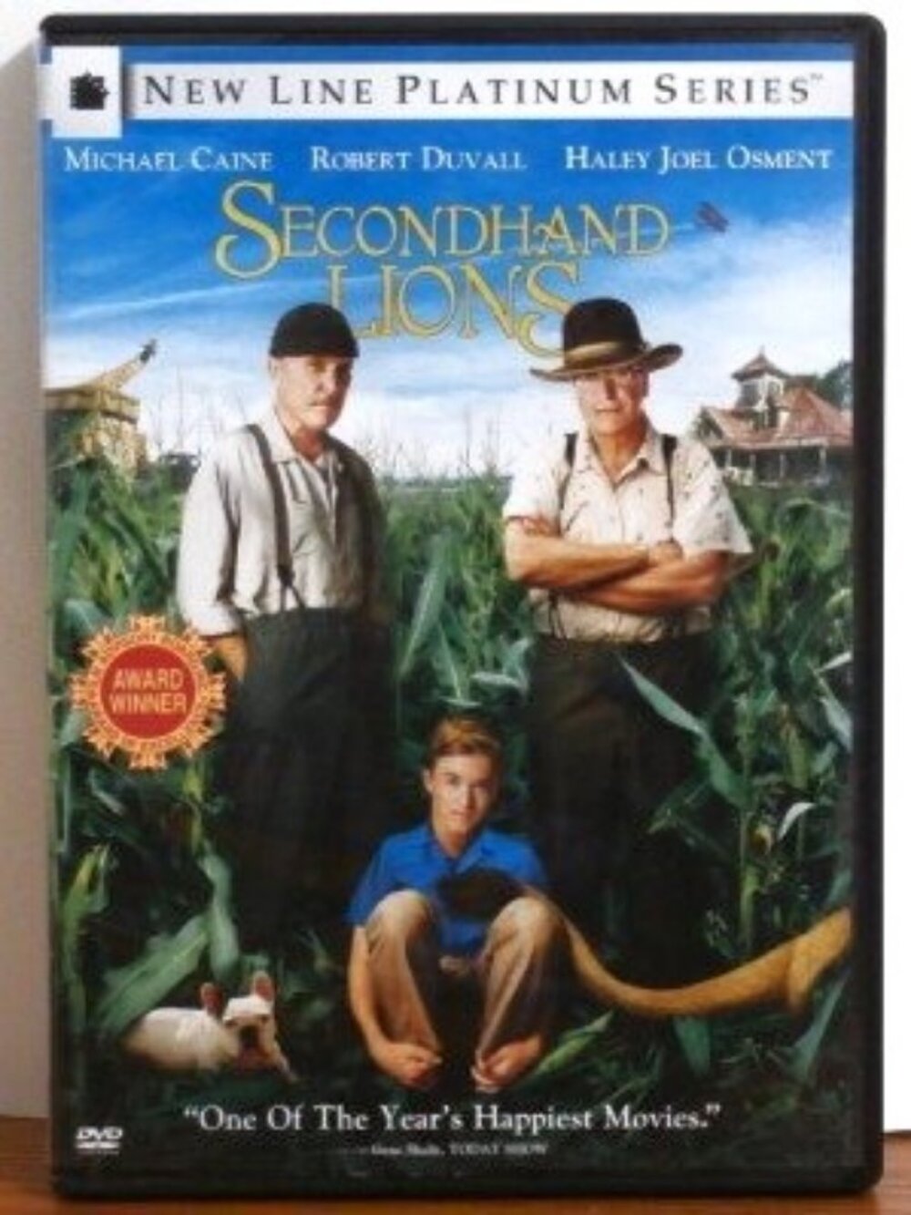 SECONDHAND LIONS DVD  2-disc Set Michael Caine, Robert Duvall, Haley Joel Osmen